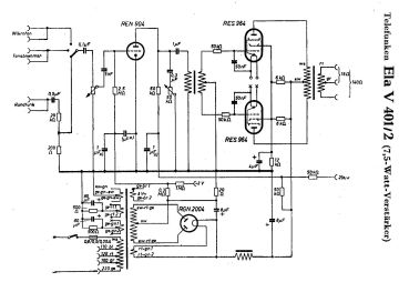 Telefunken-Ela V 401 2 ;7 Watts-1937.Amp preview